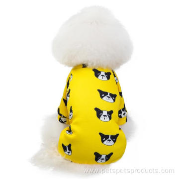 Fashionable printing designers winter cotton dog clothes